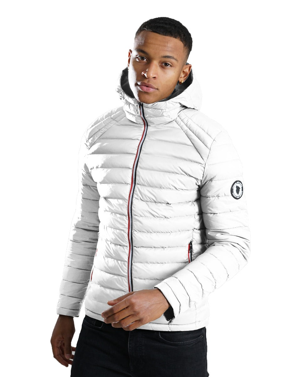 Doudoune Réversible Comme des Loups Rome - Blanc/Noir