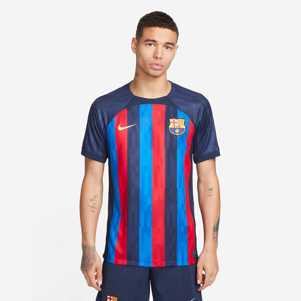 Maillot FC Barcelone Domicile - Bleu/Rouge