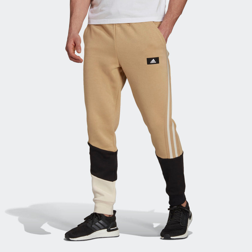 Pantalon Adidas Sportswear Colorblock - Beige/Noir