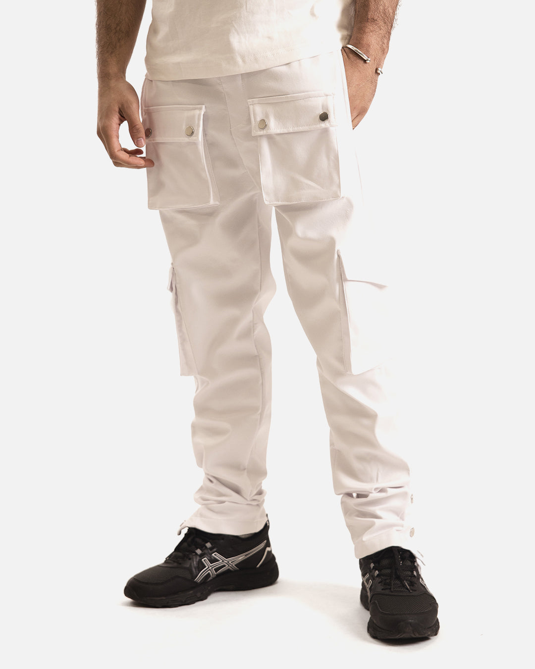 Pantalon Cargo ADJ - Blanc