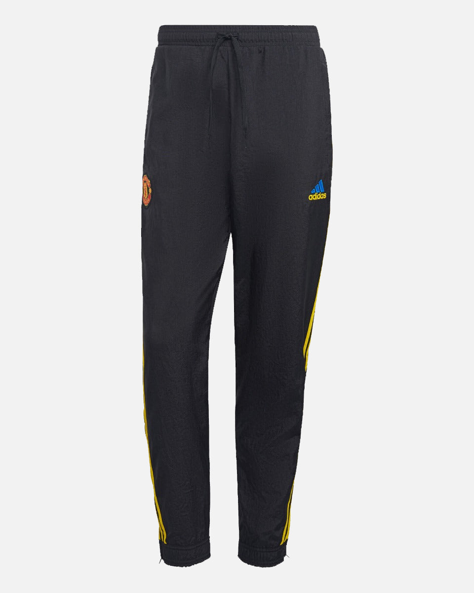 Pantalon Survêtement Manchester United Icon - Noir/Jaune