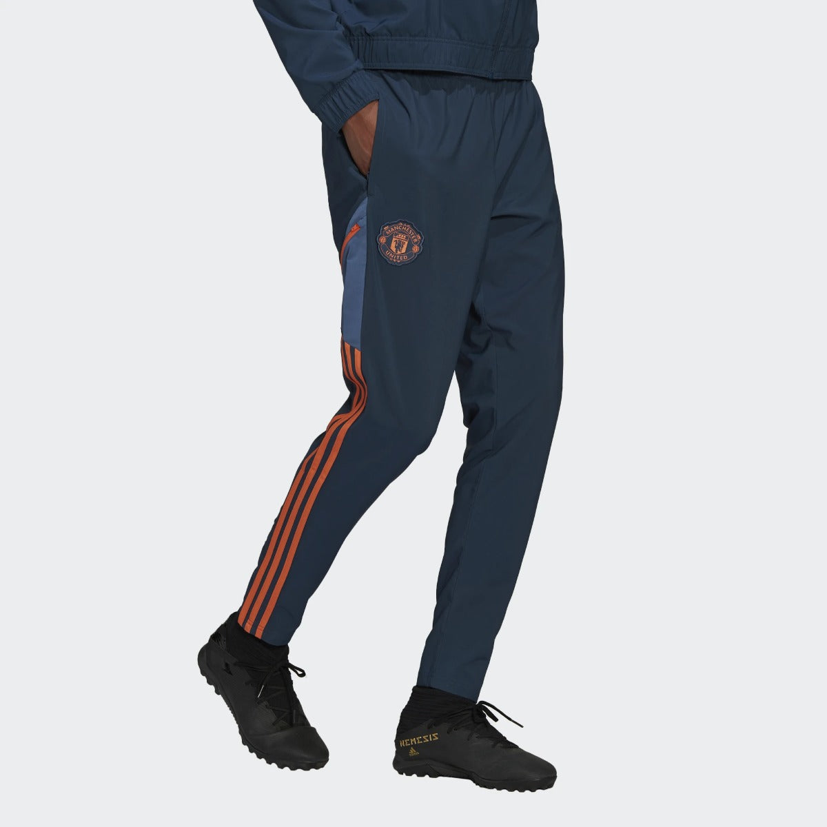 Pantalon de survêtement Manchester United - Bleu/Orange