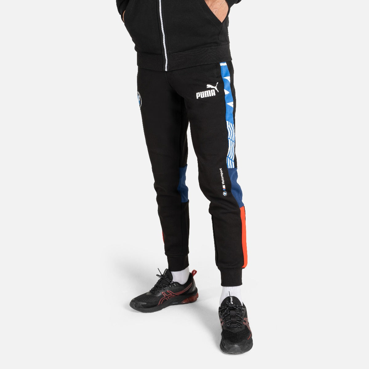 Pantalon de survêtement Puma BMW Motorsport - Noir/Bleu/Rouge