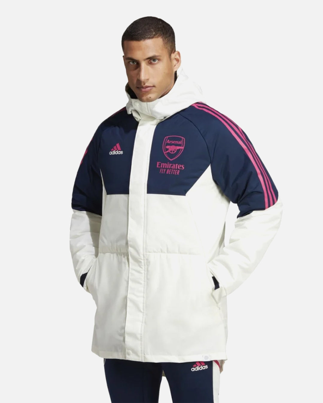Parka Arsenal - Blanc/Bleu/Rose