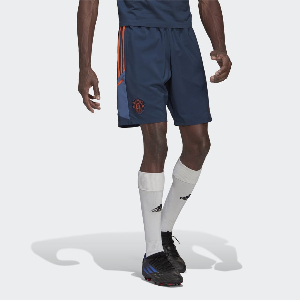 Short d'entrainement Manchester United Condivo - Bleu/Orange