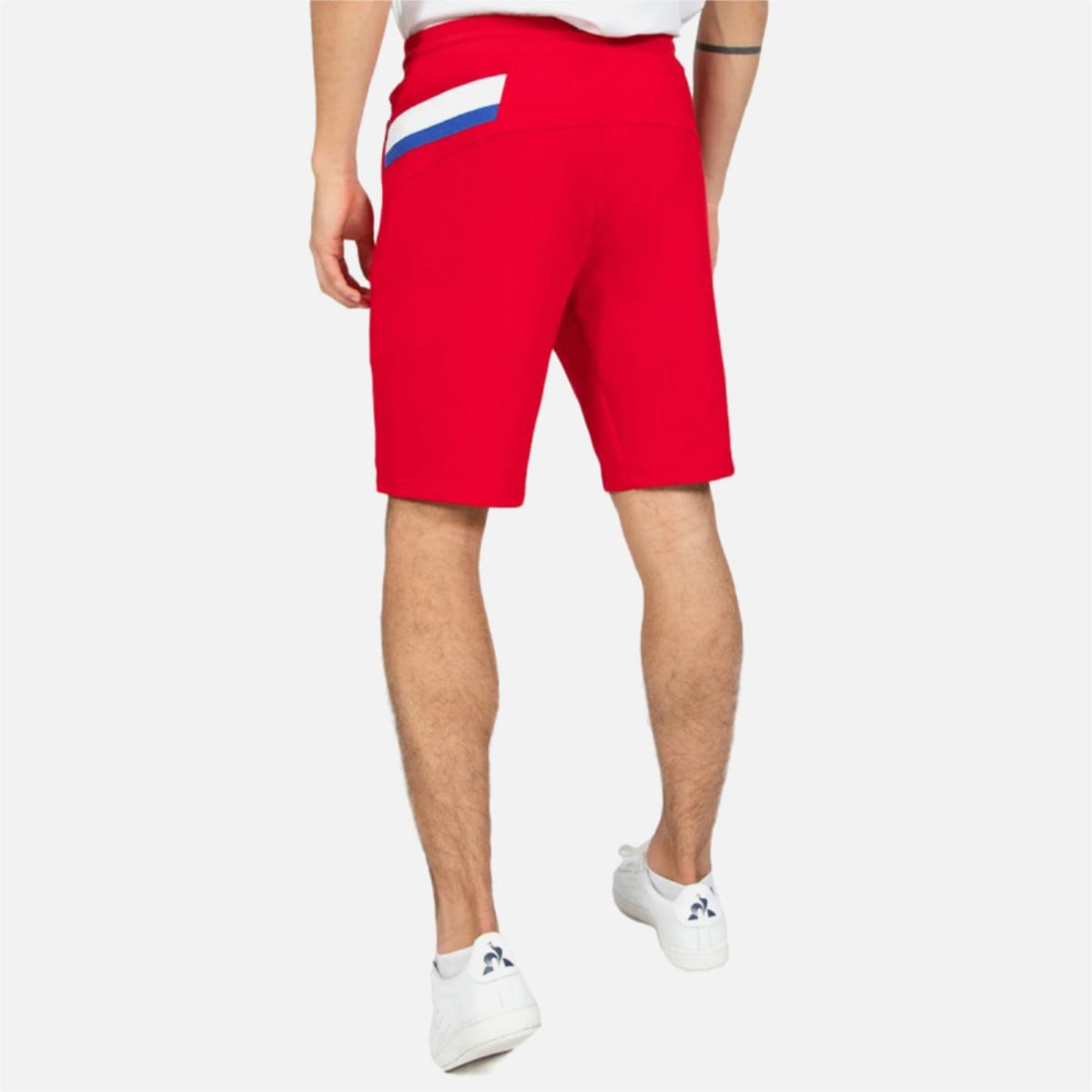 Short Le Coq Sportif Tricolore - Rouge