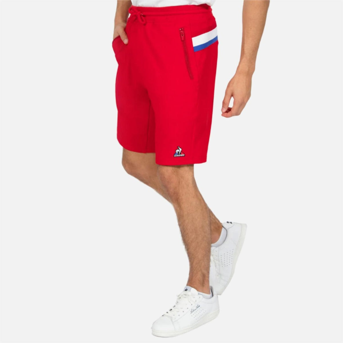 Short Le Coq Sportif Tricolore - Rouge