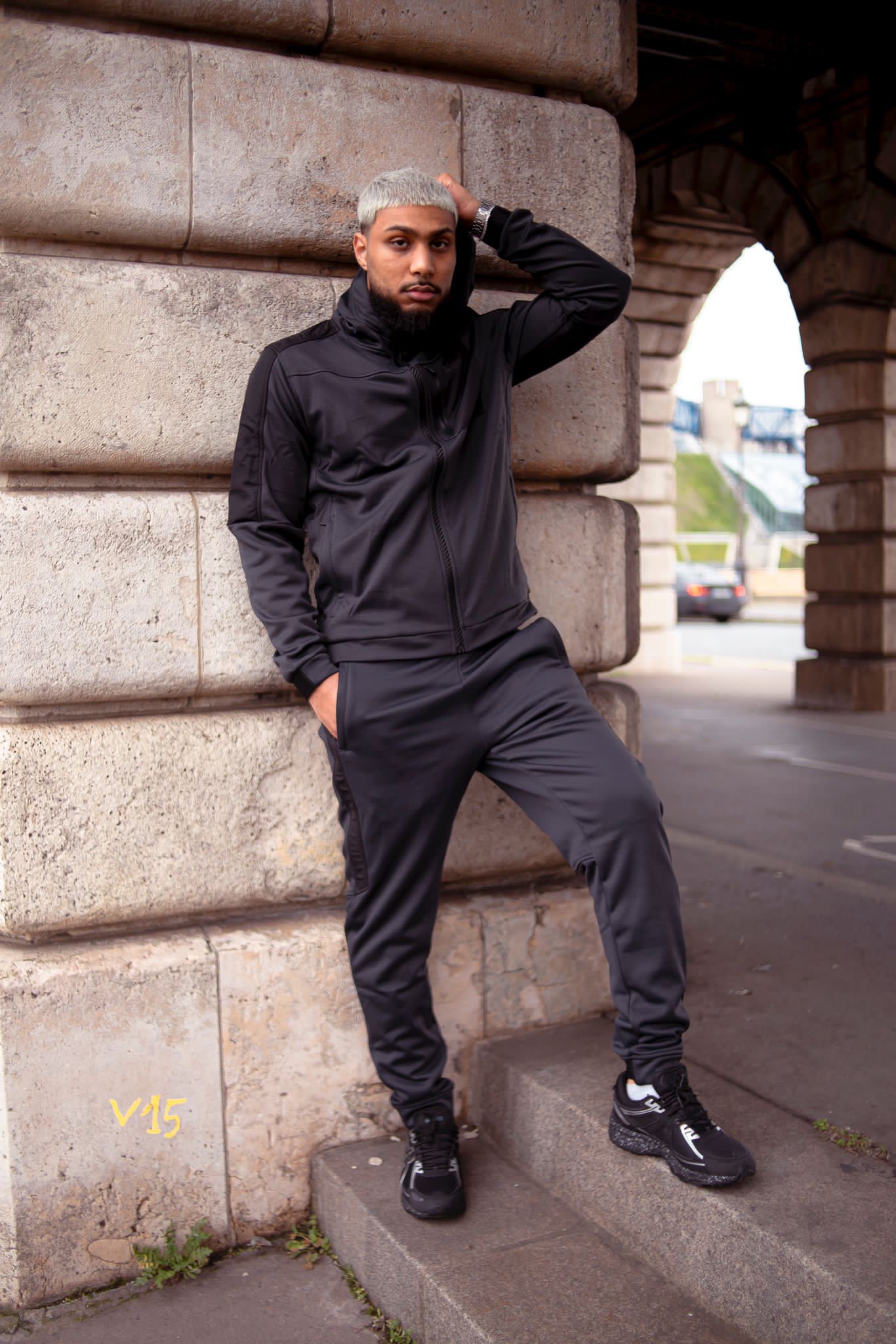 Survêtement Scampia Scuro - Gris/Noir