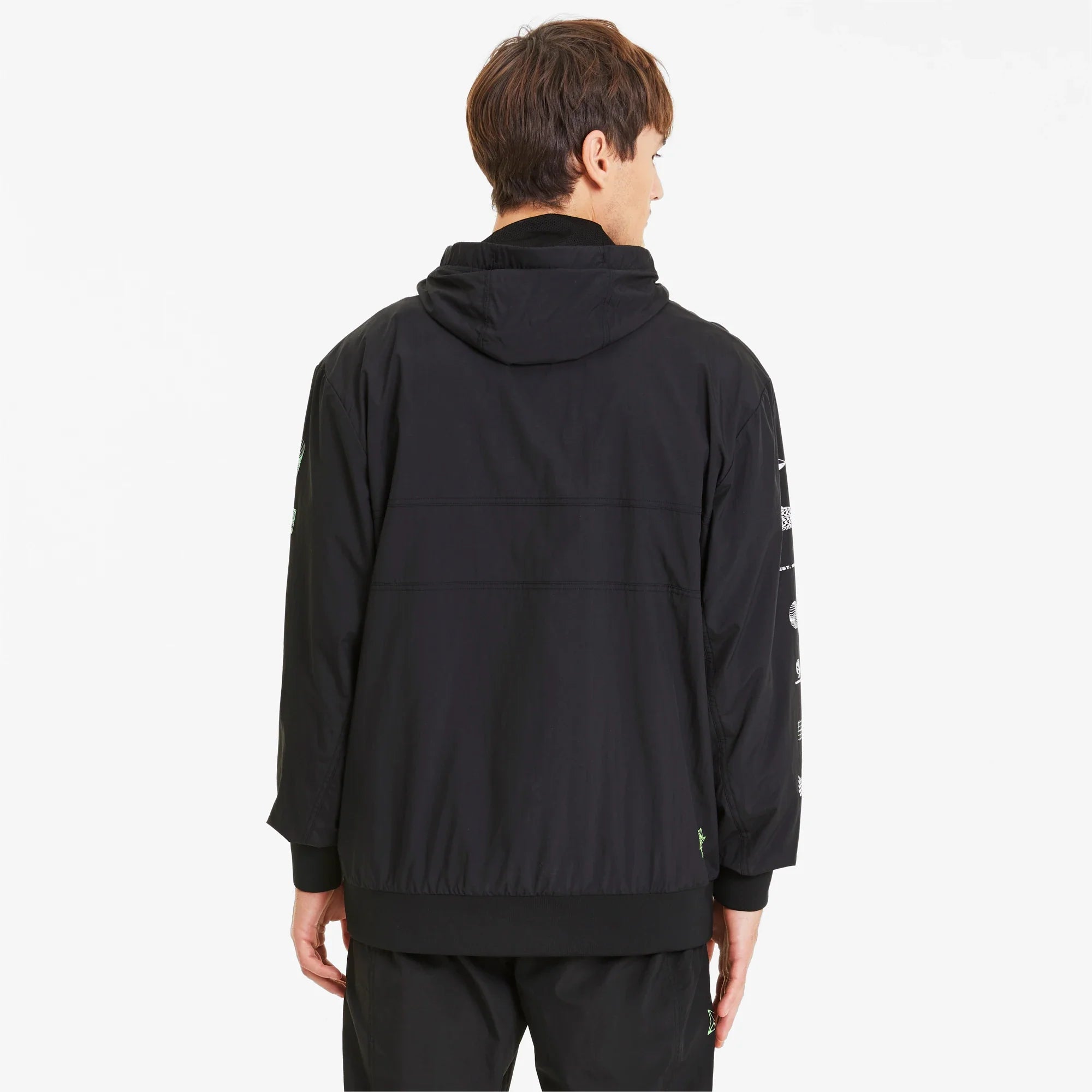 Sweat à capuche Puma Mercedes Street - Noir