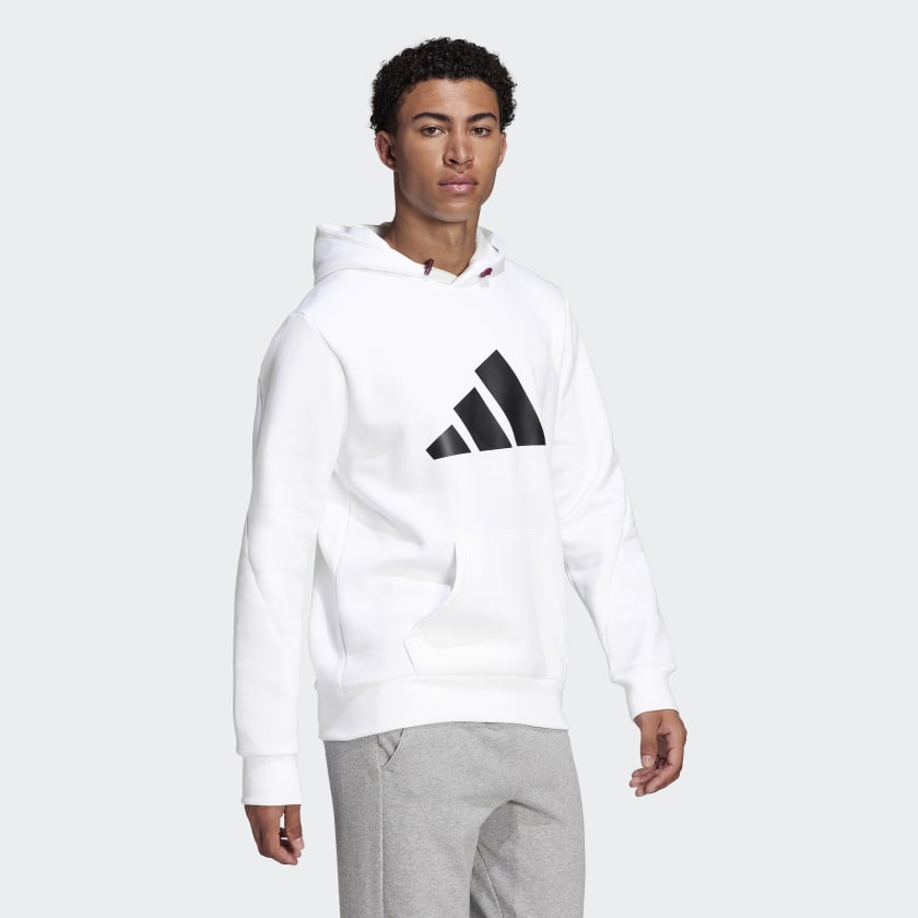 Sweat Capuche Adidas Sportswear Future Icons - Blanc