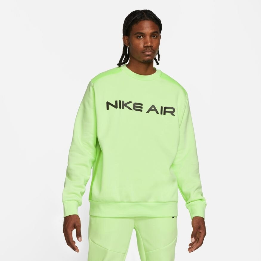 Sweat Nike Air Fleece - Vert Fluo