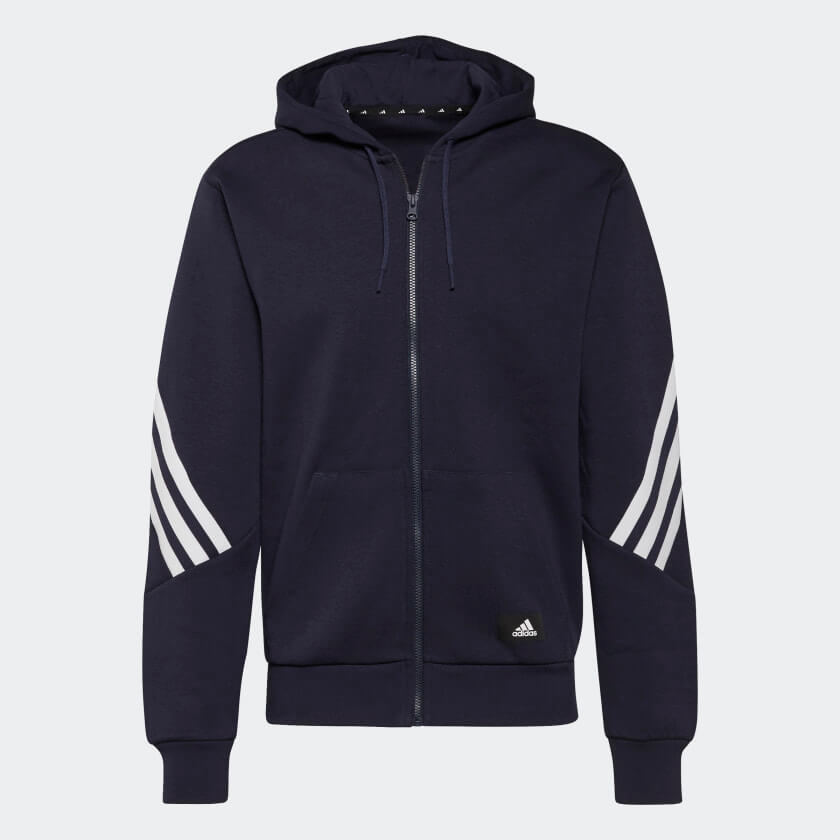 Veste Capuche Adidas Sportswear Future Icons  - Bleu/Blanc