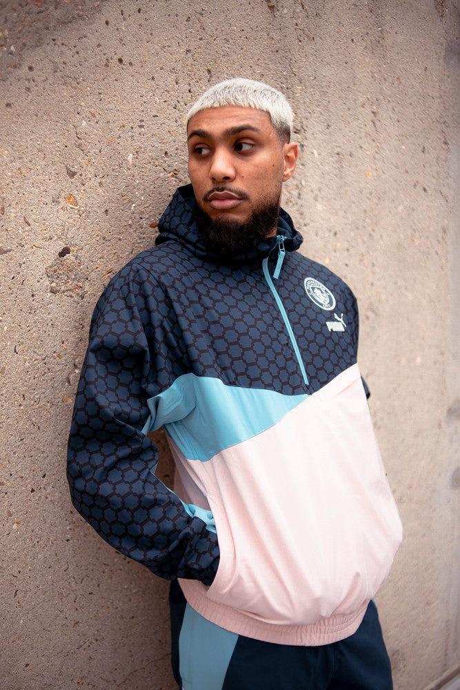 Veste Coupe-Vent Manchester City - Bleu/Beige