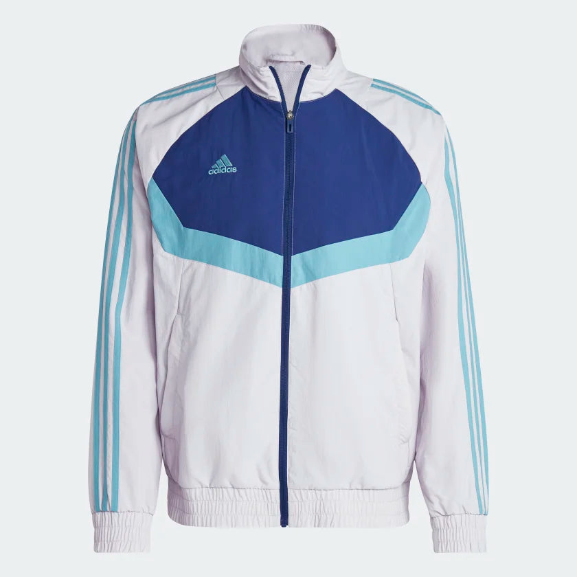 Veste en toile Adidas Tiro - Mauve/Bleu
