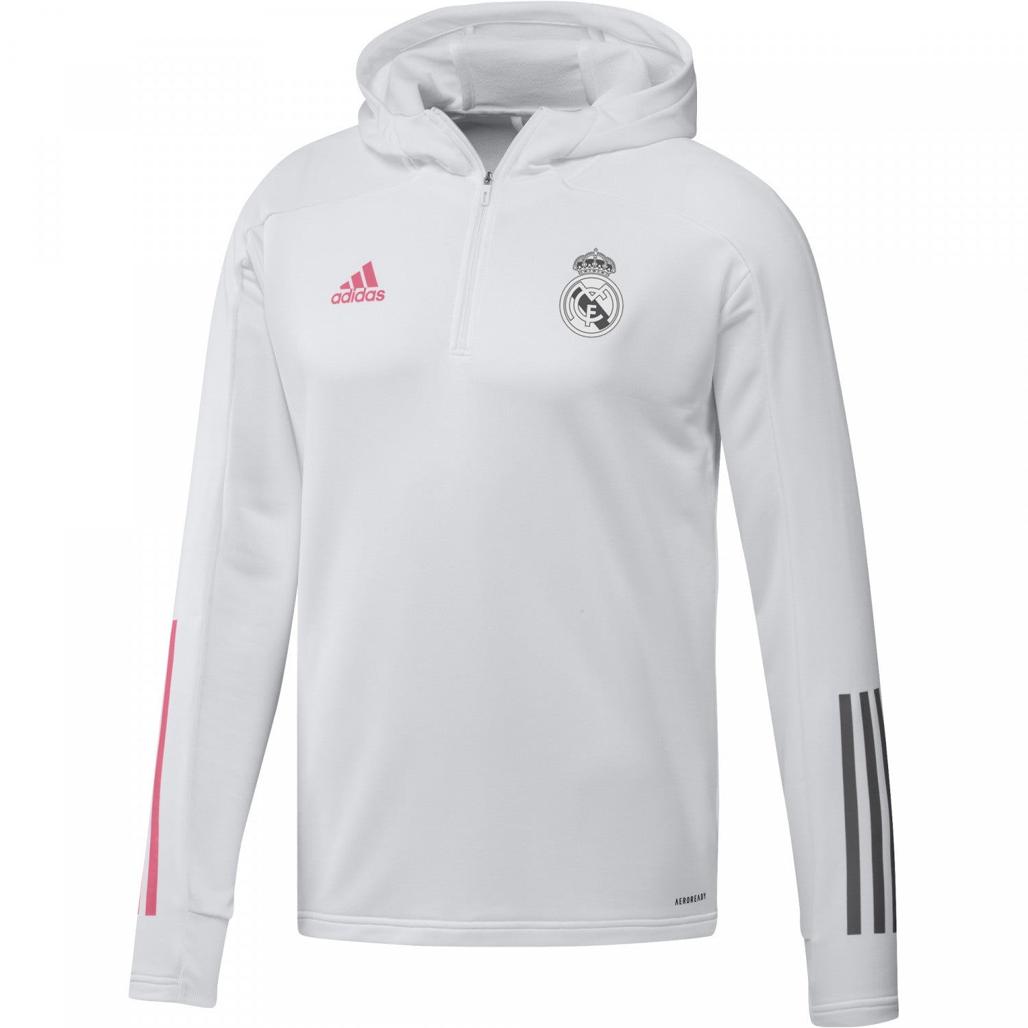 Sweat à capuche Real Madrid - Blanc/Rose
