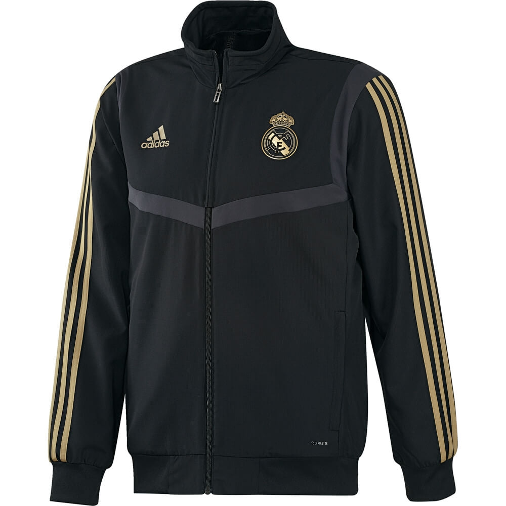 Veste survêtement Real Madrid - Noir/Doré