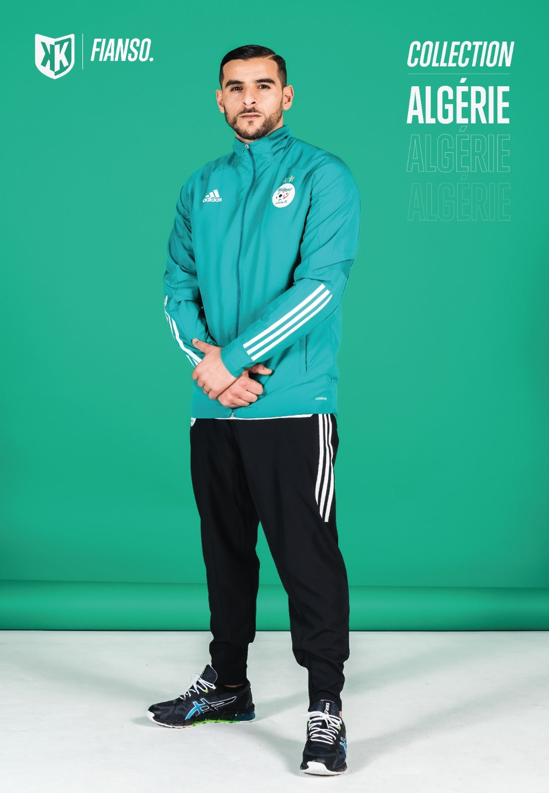 Pantalon Survêtement Algérie Woven - Noir